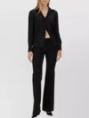 Moschino Silk Blend Shirt With Collared Neck