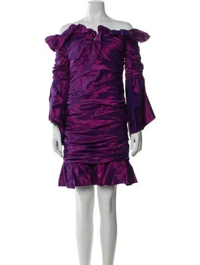 Pre-owned Moschino Silk Mini Dress W/ Tags