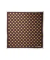 Moschino Silk Scarf With Distinctive Teddy Bear Motif In Black