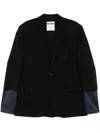 Moschino Single-breasted Blazer In Black