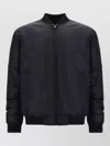 Moschino Quilted Polyamide Bomber Jacket In Black