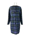 Moschino Single-breasted Coat In Black