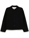 Moschino Single-breasted Jacket In Black