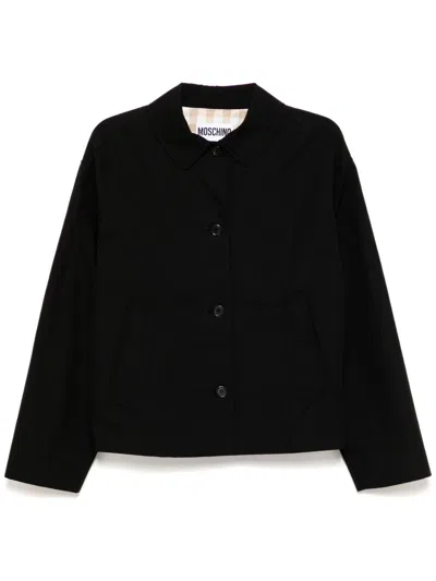 Moschino Single-breasted Jacket In Black