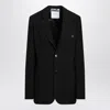 Moschino Single-breasted Buttoned Jacket In Black