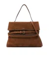 Moschino Single Handle Tote Bag In Brown