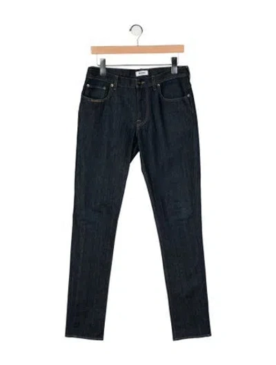 Pre-owned Moschino Skinny Jeans In Black