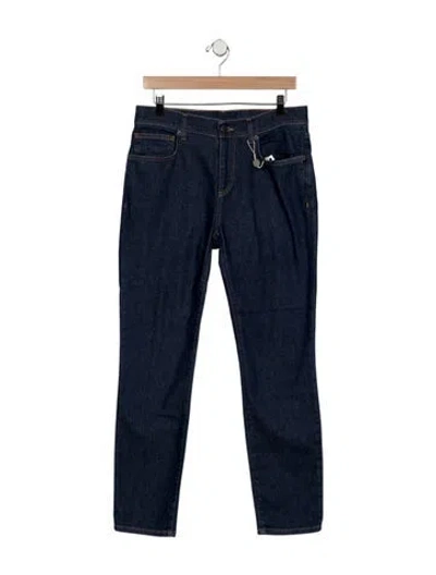 Pre-owned Moschino Skinny Jeans In Blue