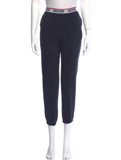 Pre-owned Moschino Skinny Leg Pants In Black