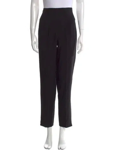 Pre-owned Moschino Skinny Leg Pants In Black