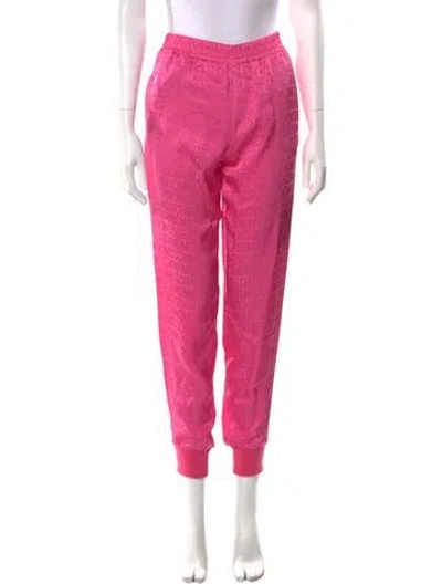 Pre-owned Moschino Skinny Leg Pants In Pink