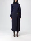 Moschino Skirt  Couture Woman Color Blue In Black