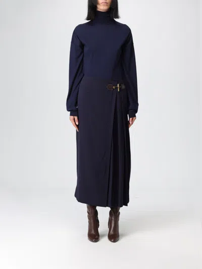 Moschino Skirt  Couture Woman Color Blue In Black