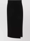 Moschino Skirt Textured Finish Side Slit