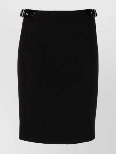 MOSCHINO SKIRT WITH KNEE-LENGTH AND BELT LOOPS
