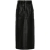 Moschino Heart-buttons Crop Leather Jacket In Black