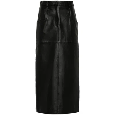 Moschino Heart-buttons Crop Leather Jacket In Black