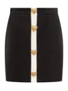 Moschino Heart-motif Mini Skirt In Black