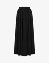 Moschino Bow Detailed Wide Leg Pants In Black