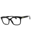 Moschino Sleek Rectangular Women's Eyeglasses In Orange