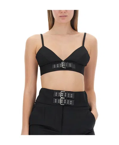 Moschino Sleeveless Blouse In Black