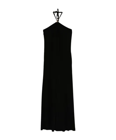MOSCHINO HALTERNECK MAXI DAY DRESS