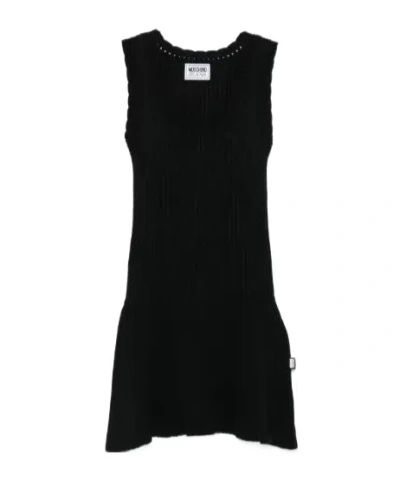 Moschino Sleeveless Dress In Black