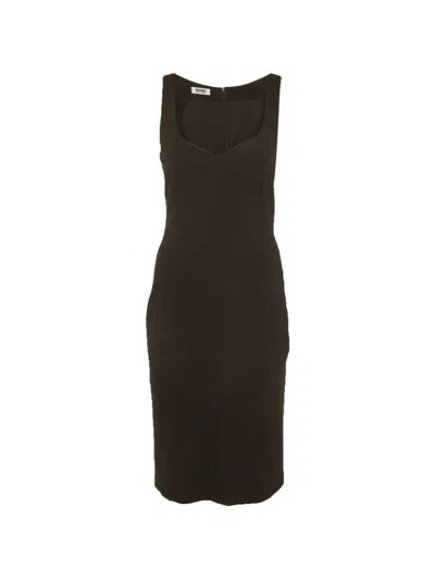 Pre-owned Moschino Sleeveless Mini Dress In Black
