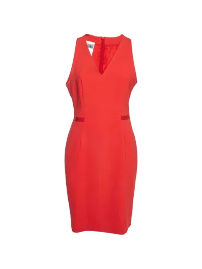 Pre-owned Moschino Sleeveless Mini Dress In Red