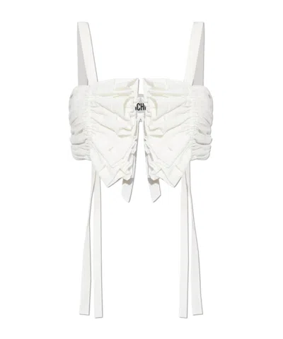 Moschino Sleeveless Shirt In White