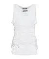 Moschino Sleeveless Shirt In White