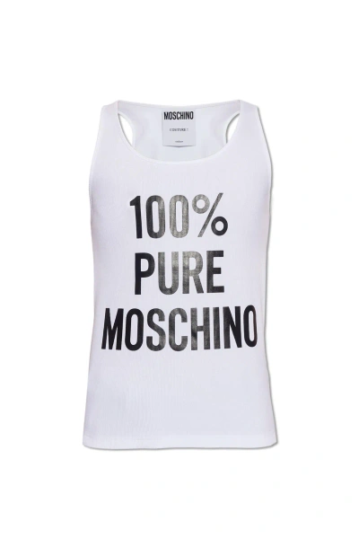 Moschino Sleeveless T-shirt In 1001