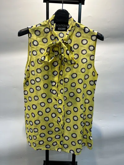 Moschino Sleeveless Vest In Green