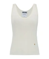 Moschino Sleeveless Vest In White