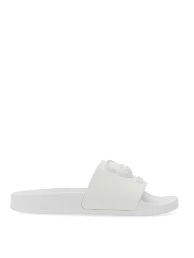 MOSCHINO SLIDE SANDALS WITH TEDDY LOGO