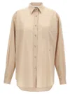 Moschino Slightly Loose-fitting Cotton Shirt With Patch Pocket In Multi
