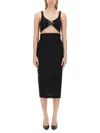 Moschino Jeans Slim Fit Dress In Black