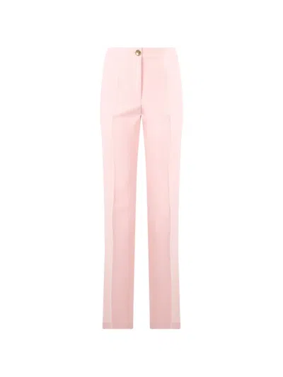 Moschino Slim-fit Tailored Trousers In Pink