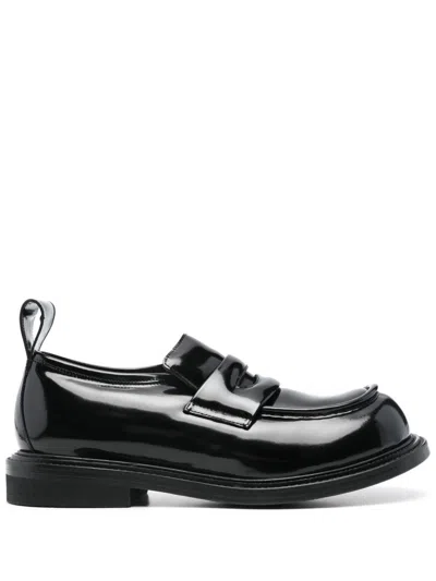 Moschino Slip-on Flat Shoes In Black