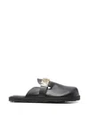 Moschino Couture Couture Sabo With Logo Lettering In Black