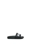 Moschino Black Easy Sponge Slides In Back
