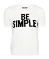 Moschino Slogan Intarsia-knit Cotton Jumper In White