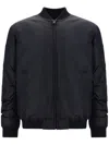 Moschino "bomber Jacket With Time In Schwarz