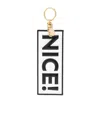 Moschino Slogan-print Keyring