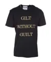 Moschino Slogan-print Short-sleeve T-shirt In Black