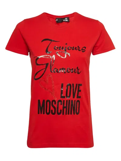 Pre-owned Moschino Slogan-print T-shirt