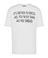 Moschino T-shirt With Lettering Print In White