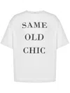 Moschino Slogan-print Zip-up T-shirt In White