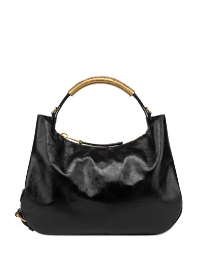 Moschino Kleine Handle Me Tote Bag In Black