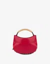 Moschino Small  Handle Me Bag In Red
